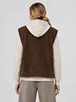 custom sleeveless fleece outerwear